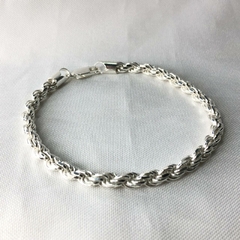 Pulseira Cordão em Prata 925 5mm