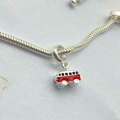 KOMBI VERMELHA PRATA 925