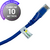PATCH CORD U/UTP 24 AWG CAT.6 10 MT AZUL HOM. ANATEL - LMPC6100AZ - LASTMILE
