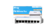 SWITCH FAST PLUS POE REVERSO 5-48V VLAN - 2F-N1008PLUS - 2FLEX na internet