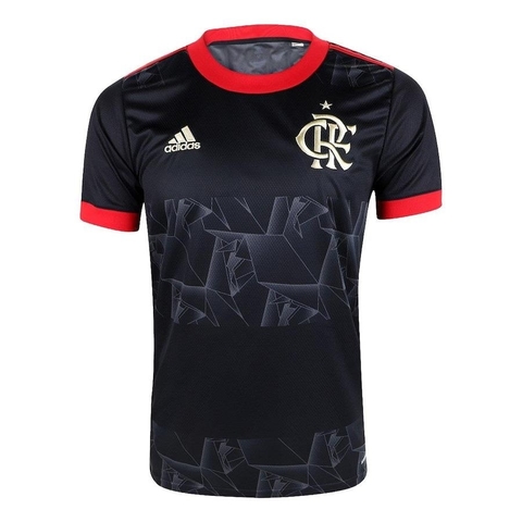 camisa flamengo polo preta 3s adidas 2022