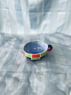Caneca Chá Xadrez Colorido - comprar online