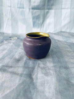 Vaso Roxo e Verde