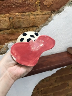 Taça Gioconda com pintas azuis - Venere in ceramica