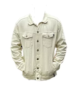 Jaqueta Jeans bege