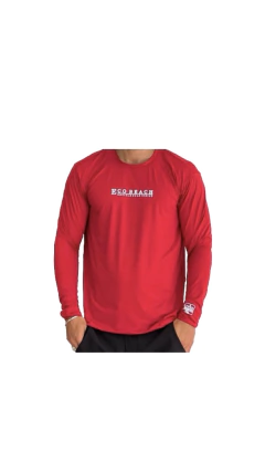 Camisa uv vermelha
