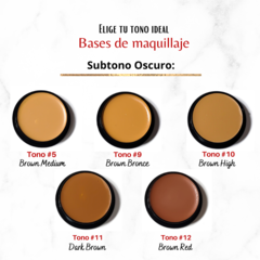 Maquillaje presentación mini "Tono #10" Brown High - DANIELA&PABBA COSMÉTICOS 
