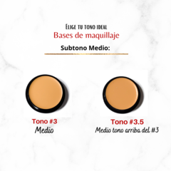 Maquillaje presentación mini "Tono #7" Amarillo Bronce - DANIELA&PABBA COSMÉTICOS 