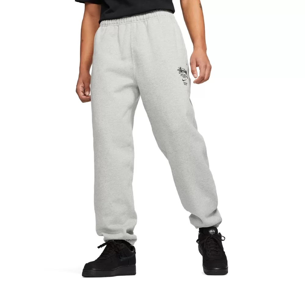 Nike x Stussy NRG BR Fleece Pant Gray