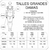 TABLA DE TALLES DAMA - comprar online
