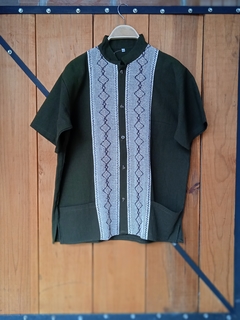 CAMISA CON TEGIDO TRADICIONAL