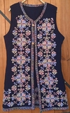 CHALECO DE ESTAMBRON LARGO DAMA, TALLA 38