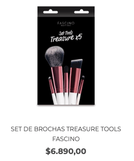 Set de Brochas Treasure Tools Fascino