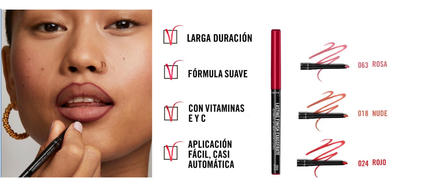 Delineador de labios Lasting Finish Rimmel London banner