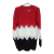 Sweater 3 Colores Combinados en Forma de Picos - comprar online