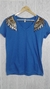Remera Algodon con Aplique de Lentejuela - comprar online
