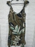 Vestido Fibrana Estampado Corto con Volados - tienda online