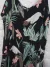 Vestido Fibrana Estampado Corto con Volados - comprar online