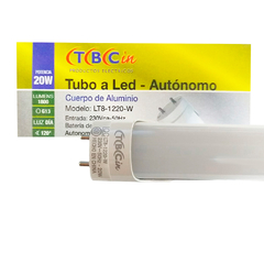 Tubo LED 20w Autónomo Tipo Luz de Emergencia TBCin