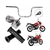 Kit Guidao Fortuna Cargo Peso Pcx Manopla Titan 150 160