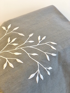 MANTEL RAMITAS BLANCAS - comprar online