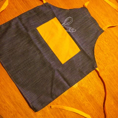 Delantal de brin + kit de cocina
