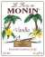 MONIN Jarabes 750 ml (Vidrio) Vanilla (HORECAS) en internet