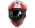 Casco Cerrado Certificado Ece / Shiro 890 - Base Rojo / Gris en internet