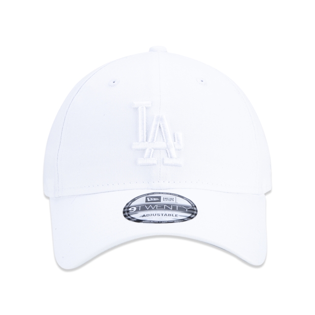 BONÉ 9TWENTY MLB LOS ANGELES DODGERS ABA CURVA BRANCO