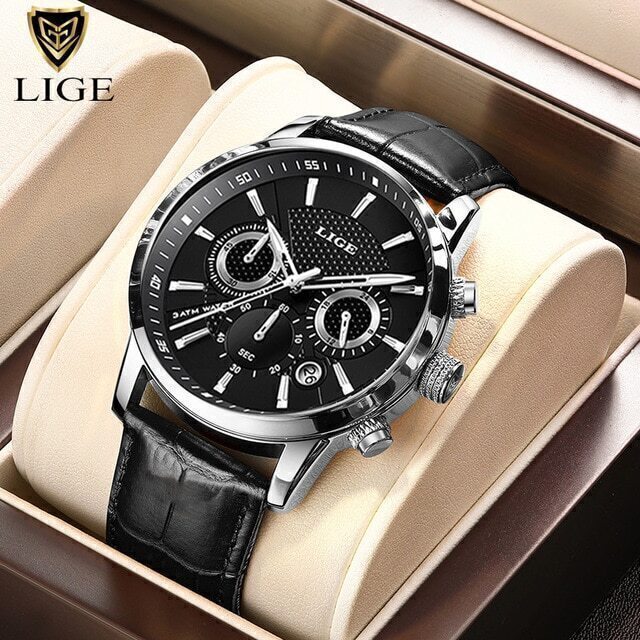 Reloj Hombre Lige Original Funcional acero inoxidable