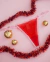 TANGA NAVIDAD ROJA PUNTILLA