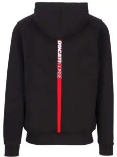 Campera Ducati Corse Black Capucha - comprar online