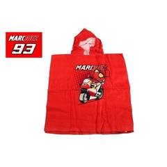 Poncho Bata De Ducha Marc Marquez Mm93 Rojo - DemonMotos