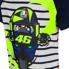 Remera Vr46 Valentino Rossi Casco Niño - DemonMotos