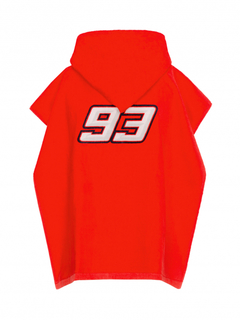 Poncho Bata De Ducha Marc Marquez Mm93 Rojo - comprar online