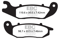 EBC BRAKES - PASTILLA DE FRENO DELANTERA FA465R - comprar online