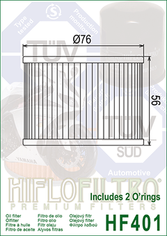 FILTRO DE AIRE HF401 - HIFLOFILTRO - comprar online