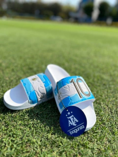 Ojotas Messi 10 Chancletas Chinelas Bagunza Producto Oficial AFA - Seleccion Argentina - Camiseta