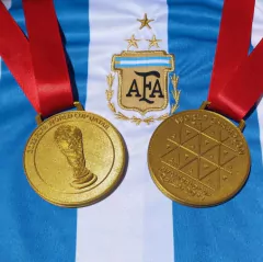 Medalla 3D Campeon del Mundo Argentina Qatar 2022
