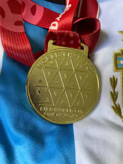 Medalla Metal Campeon del Mundo Argentina Qatar 2022 - comprar online