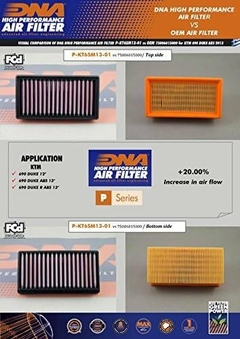 DNA FILTRO DE AIRE - KTM 690 DUKE SERIES (12-18) en internet