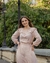 Vestido Maxi Midi em Viscose Estampa Floral Bege 467 Valentina Sirrah - loja online