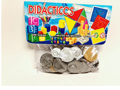 Visible modelo Excursión Monedas de plástico - Comprar en Didacticomer