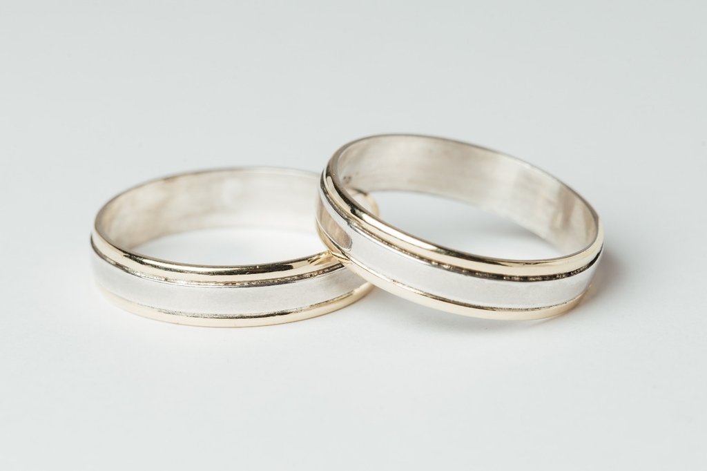 Alianzas Plata y Oro Cinta Lisa - Lotus Joyeria