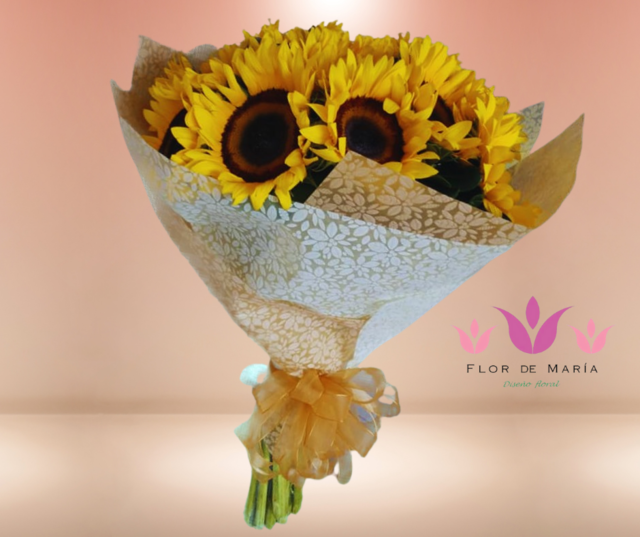 Ramo Girasoles - Comprar en Flor de María