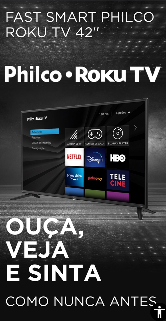 Smart Tv Roku - Loja Oficial Philco - Eletrodomésticos, Acessórios