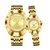 Relógio para casal de luxo quartzo - comprar online