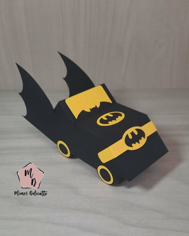 Caixa Carro Batman (Unidade) - Mimos Delicatto
