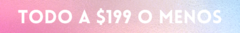 Banner de la categoría Todo a $199 o menos