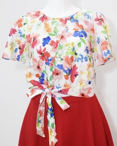 Blusa floreada ZARA